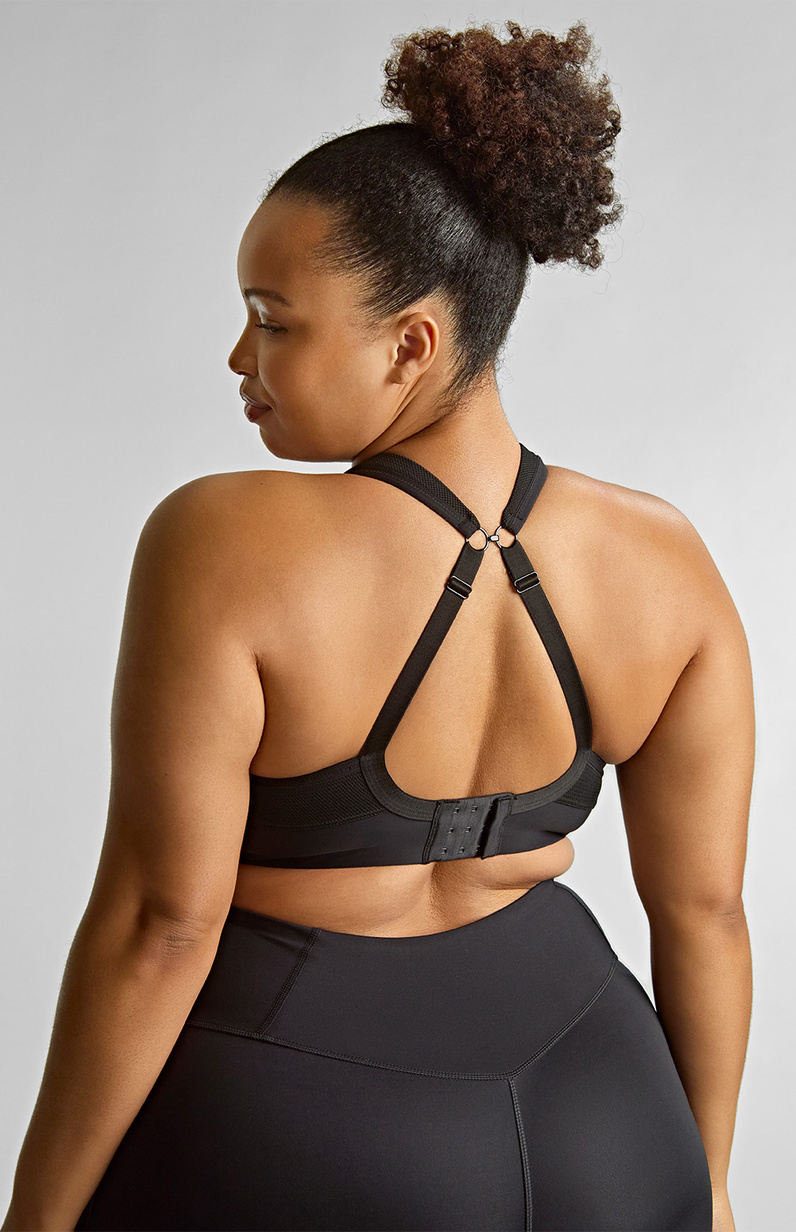 Biustonosz sportowy Sculptresse Panache SPORT 9441 Non Padded Sports Bra Black