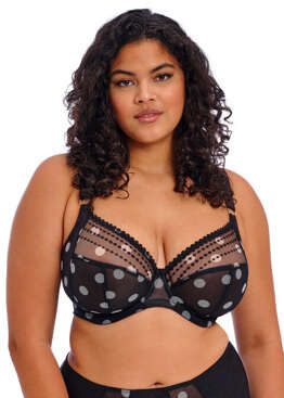 Biustonosz Elomi MATILDA EL8900BDT Uw Plunge Bra Black Dot