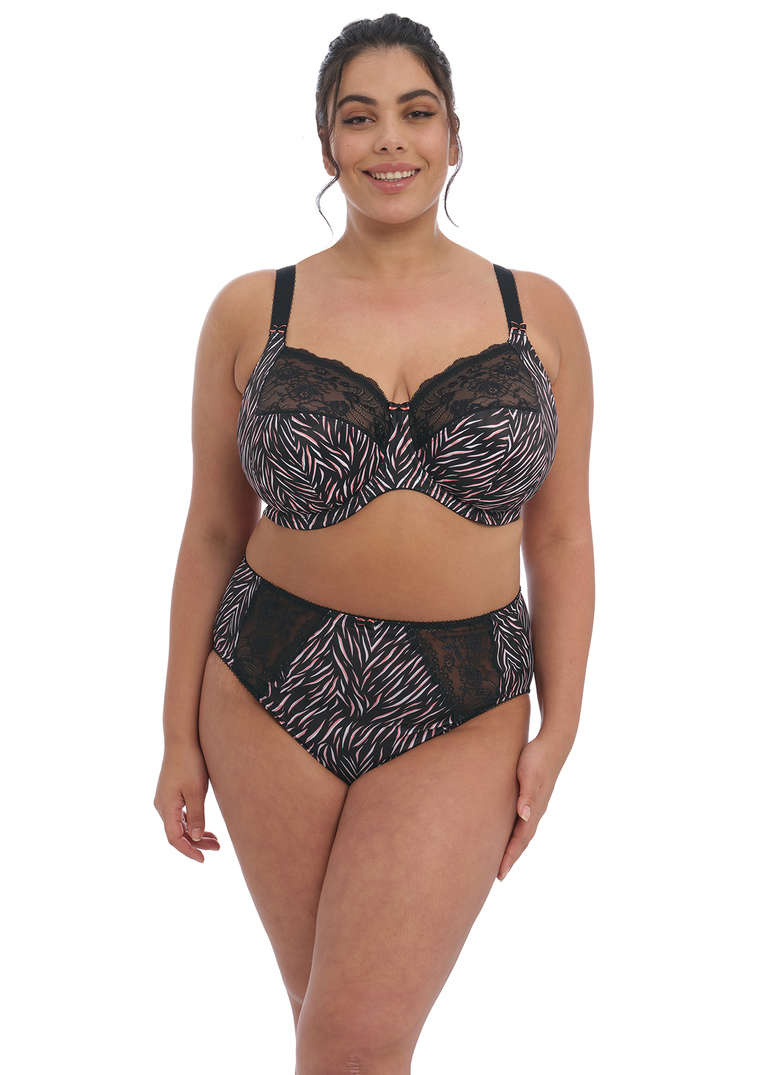 KOMPLET - Biustonosz Elomi MORGAN EL4110SEI Uw Bra Serengeti + EL4116SEI Full Brief Serengeti (34G, 40GG)