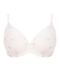 Biustonosz Freya DAYDREAMING AA400831FLT Uw Moulded Plunge T-shirt Bra Flora White