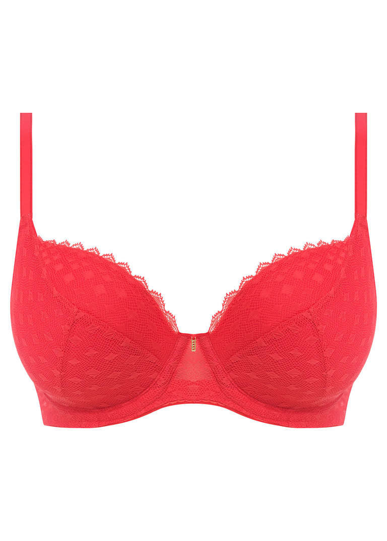 Biustonosz FREYA SIGNATURE AA400514CRD Uw Padded Plunge Bra Chilli Red