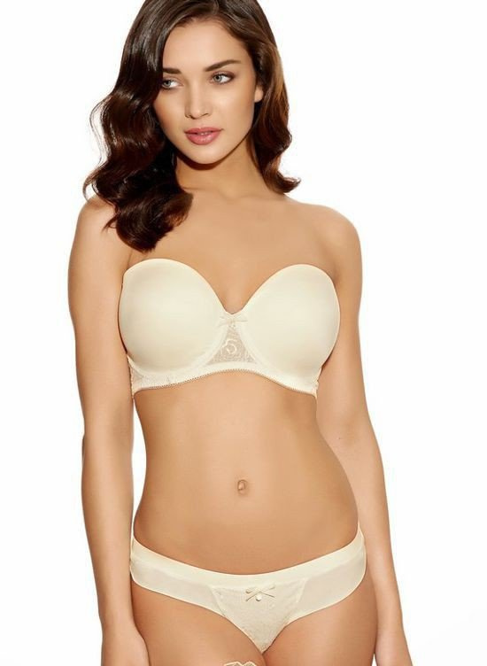 Biustonosz Freya DECO DARLING 1773 Moulded Strapless Bra Ivory