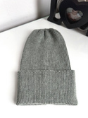 Beanie czapka z wełny merino VARELLA 100% Baby Merino 50 Zielona Szałwia