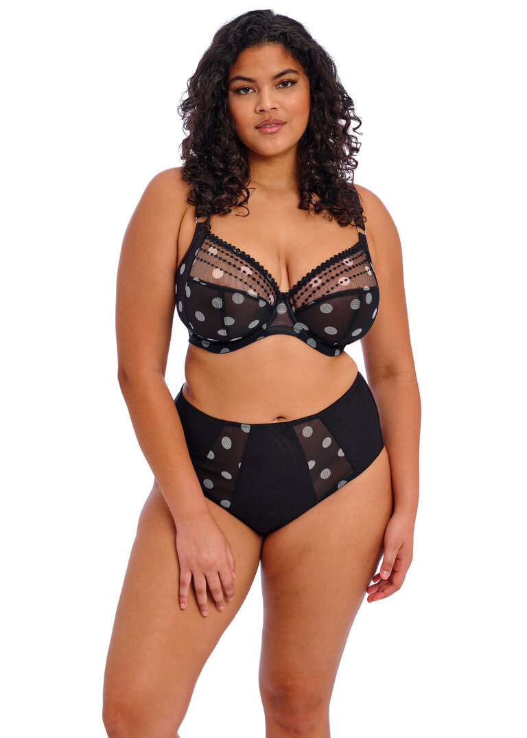 Biustonosz Elomi MATILDA EL8900BDT Uw Plunge Bra Black Dot