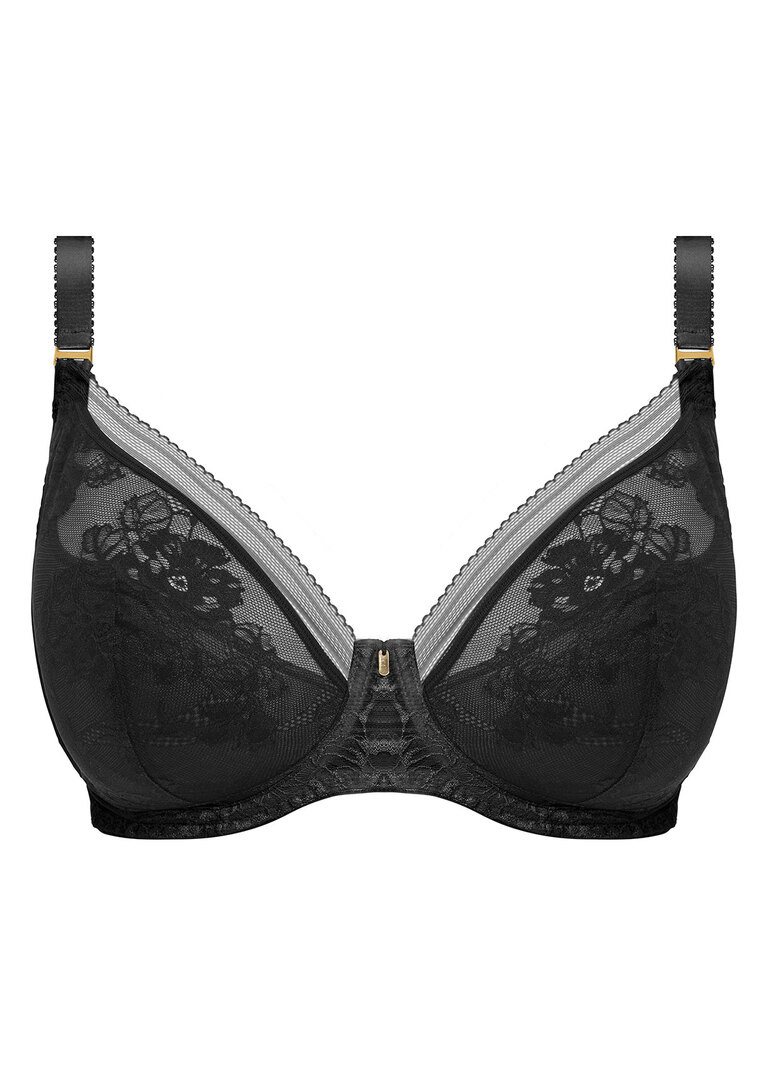 Biustonosz Fantasie FUSION LACE FL102314BLK Uw Padded Plunge Bra Black