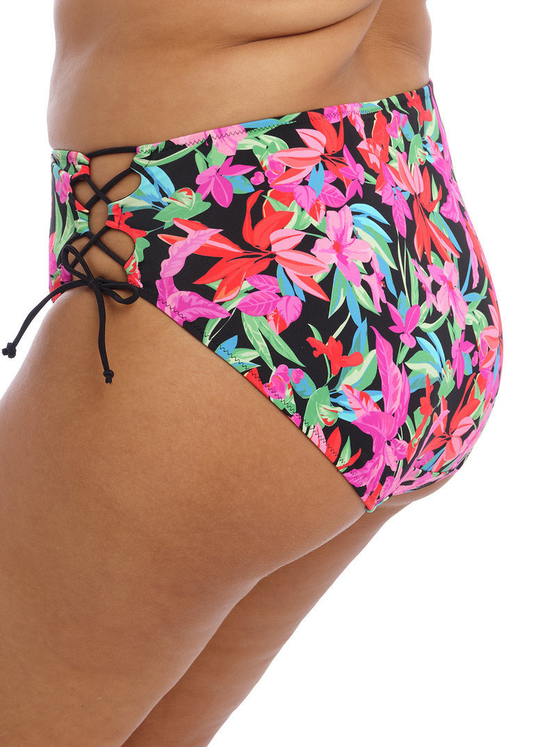 KOMPLET - Biustonosz kąpielowy Elomi Swim SAVANETA ES801306BLK Uw Bikini Top Black (34H) + wybrane majtki