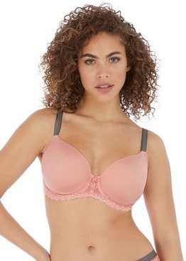 Biustonosz Freya OFFBEAT AA5450ROP Uw Moulded Demi T-shirt Bra Rosehip