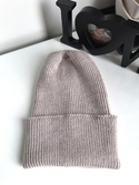 Beanie czapka z wełny merino VARELLA 100% Baby Merino 23 Jasny Beż