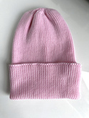 Beanie czapka z wełny merino VARELLA 100% Baby Merino 05 Jasny Róż