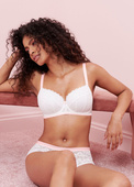 Biustonosz Freya OFFBEAT AA5453WHE Uw Padded Half Cup Bra White