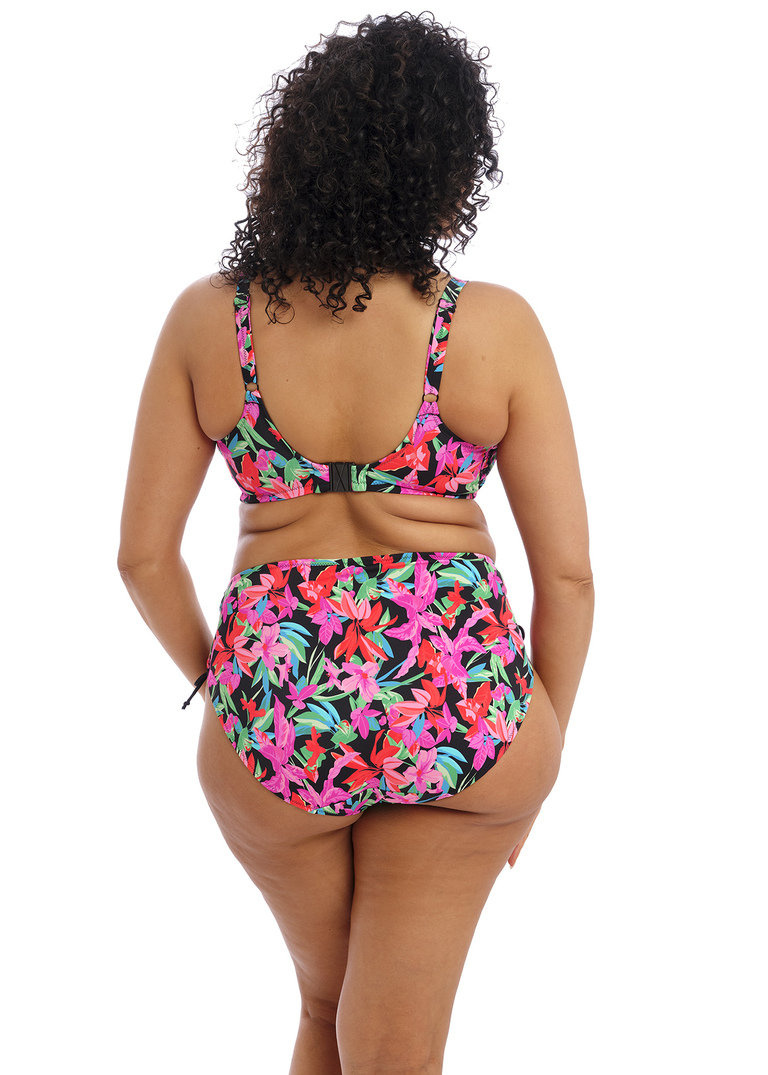 KOMPLET - Biustonosz kąpielowy Elomi Swim SAVANETA ES801306BLK Uw Bikini Top Black (34H) + wybrane majtki
