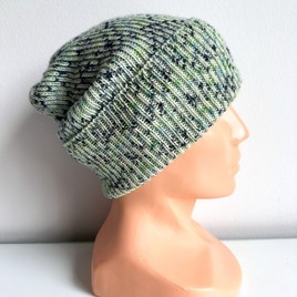 Beanie czapka z wełny merino VARELLA 100% Baby Merino 43 Jasny Morski