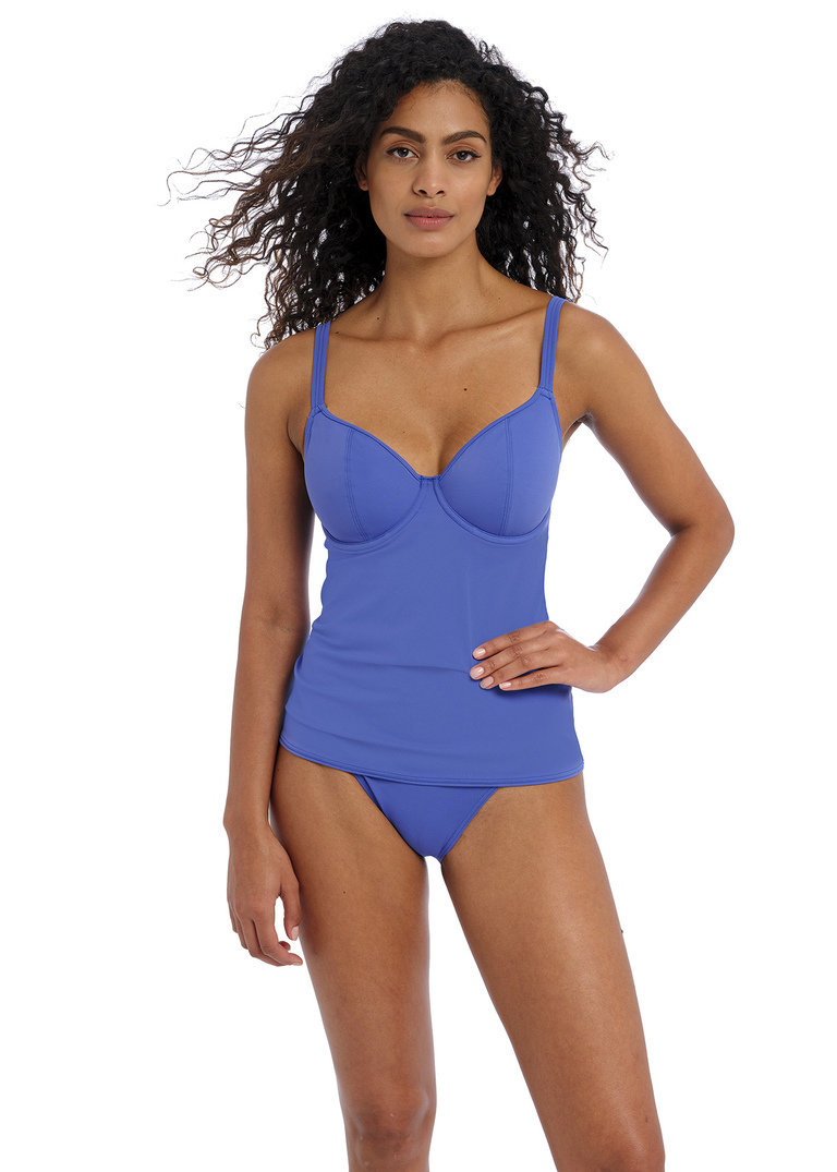 Koszulka kąpielowa Freya JEWEL COVE AS7238PLE Uw Tankini Top Plain Azure