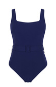 Strój kąpielowy jednoczęściowy Panache Swim AZZURRO SERENA SW1750 Square Neck Swimsuit Azzurro Navy