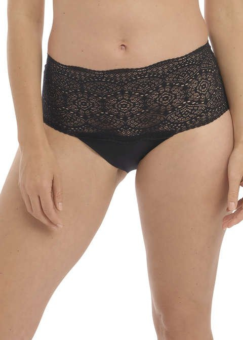 Figi Fantasie LACE EASE FL2330BLK Invisible Stretch Full Brief Black 