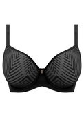 Biustonosz Freya TAILORED AA401131BLK Uw Moulded Plunge T-shirt Bra Black