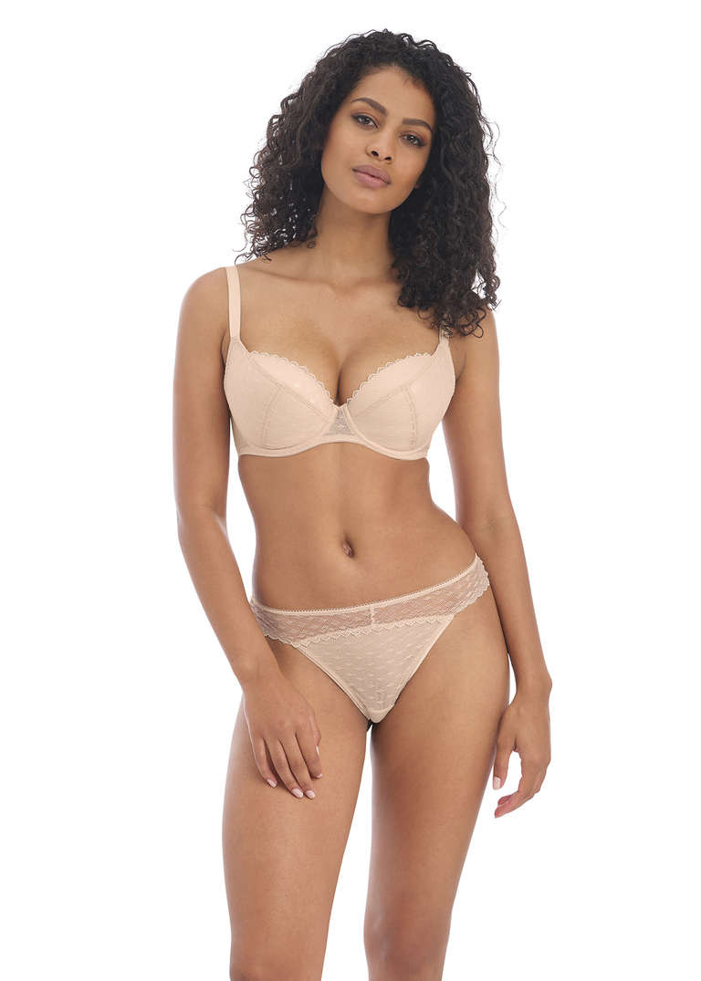 Biustonosz FREYA SIGNATURE AA400514NAE Uw Padded Plunge Bra Natural Beige