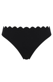 Figi kąpielowe Panache Swim JET SCALLOP / SPIRIT SW1786 Classic Bikini Bottoms Black