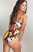 Strój kąpielowy jednoczęściowy Panache PUGLIA SW1850 Monica Balcony Swimsuit Puglia Print