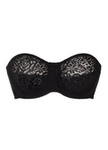 Biustonosz strapless Wacoal HALO LACE WA854205BLK Strapless Bra Black