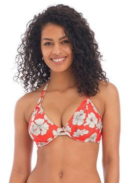 Biustonosz kąpielowy Freya Swim HIBISCUS BEACH AS201204SUT Uw Halter Bikini Top Sunset