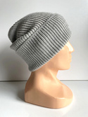 Beanie czapka z wełny merino VARELLA 100% Baby Merino 22 Jasny Szary