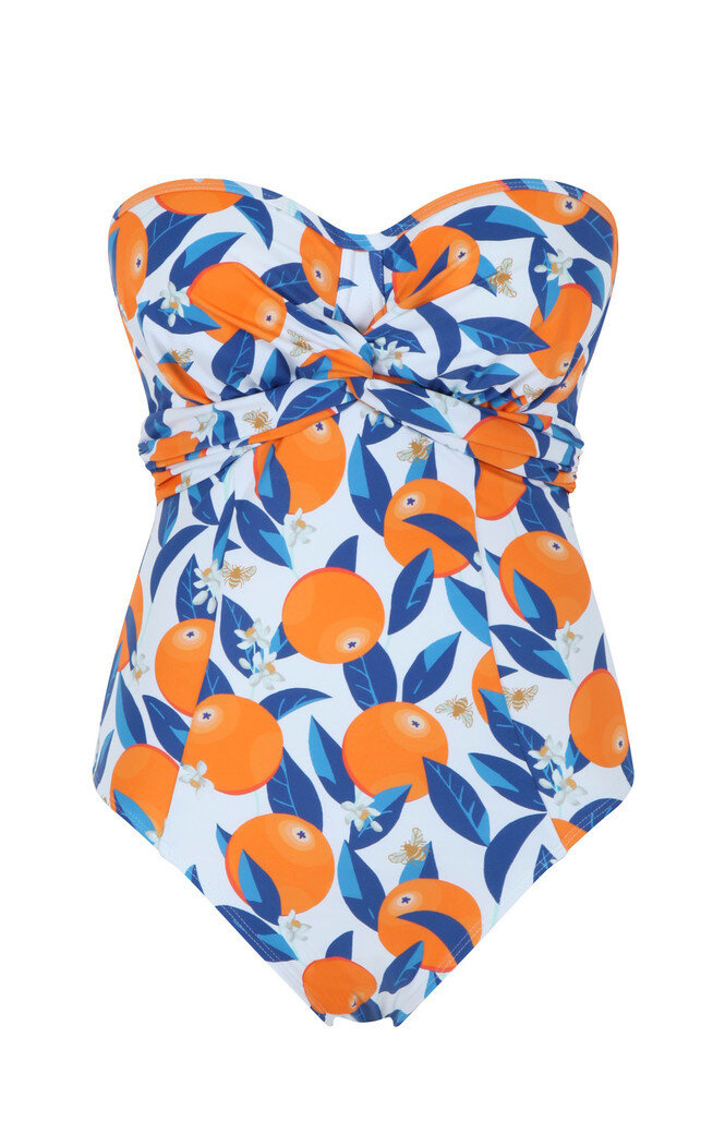 Strój kąpielowy Panache Swim SICILY TATIANA SW1770 Tatiana Bandeau Swimsuit Sicily Print