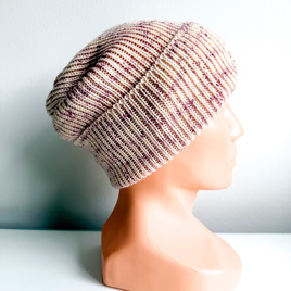 Beanie czapka z wełny merino VARELLA 100% Baby Merino Print 104 Senny Pył