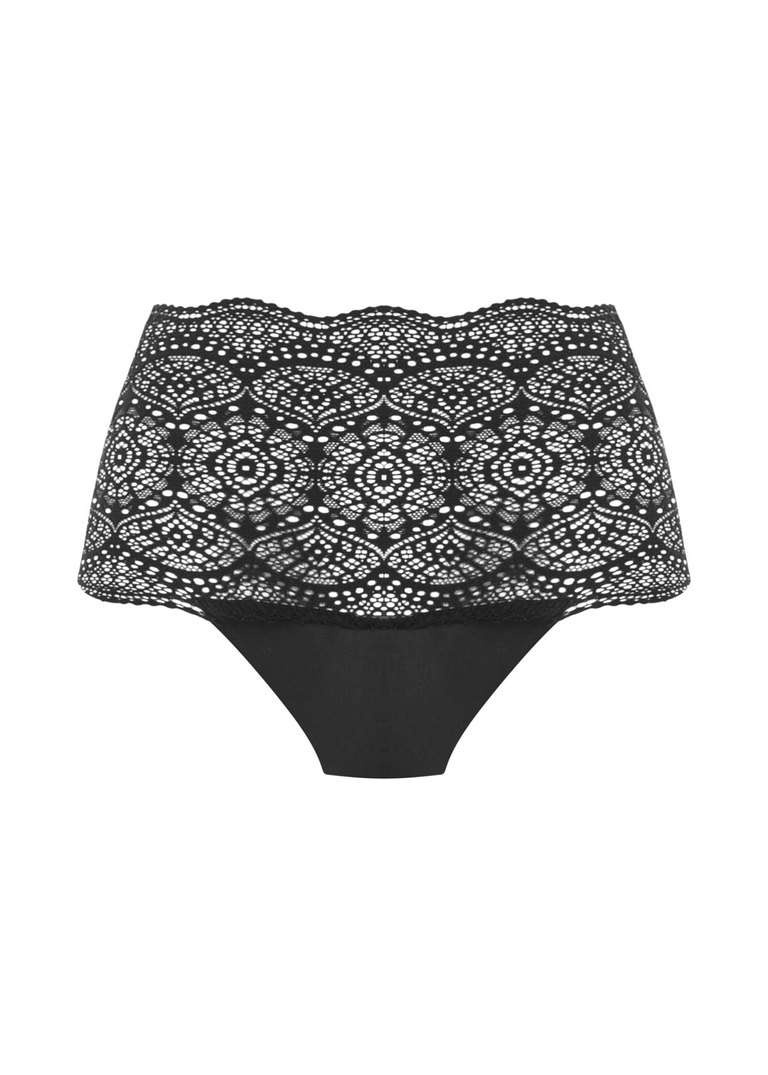 Figi Fantasie LACE EASE FL2330BLK Invisible Stretch Full Brief Black 