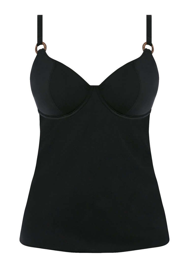 Koszulka kąpielowa Freya Swim COCO WAVE AS7007BLK Uw Plunge Tankini Top Black