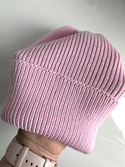 Beanie czapka z wełny merino VARELLA 100% Baby Merino 05 Jasny Róż