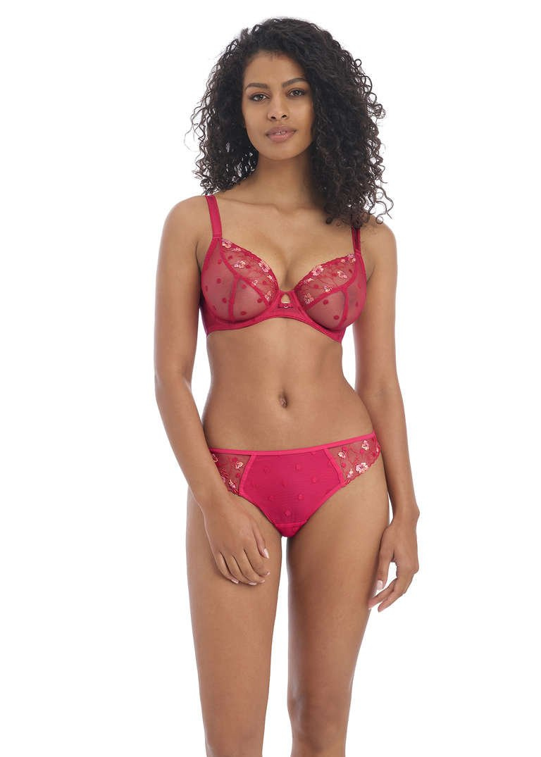 Biustonosz Freya AWAKENING AA5331RED Uw Plunge Bra Red