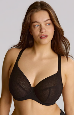 Biustonosz Sculptresse by Panache MUSE 11446 Plunge Bra Black