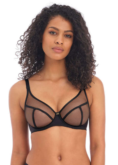 Biustonosz Freya SNAPSHOT AA400921NOR Uw High Apex Plunge Bra Noir