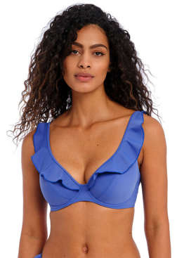 Biustonosz kąpielowy Freya JEWEL COVE AS7230PLE Uw High Apex Bikini Top Plain Azure