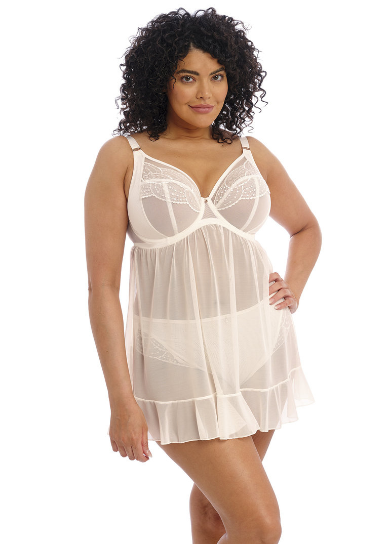 Halka babydoll Elomi PRIYA EL4551VAA Uw Babydoll Vanilla