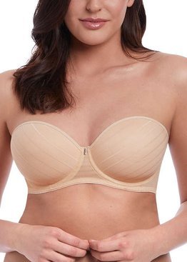 Biustonosz Freya CAMEO AA3163SAD Uw Deco Strapless Moulded Bra Sand