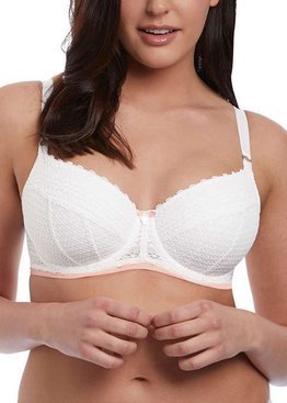 Biustonosz Freya DAISY LACE AA5133WHE Uw Padded Half Cup Bra White