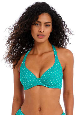 Biustonosz kąpielowy Freya Swim JEWEL COVE AS7232MAR Uw Halter Bikini Top Marine