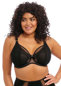 Biustonosz plunge Elomi KINTAI EL301202BLK Uw Plunge Bra Black