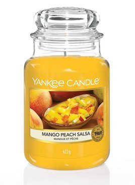 Duża świeca zapachowa Yankee Candle Mango Peach Salsa