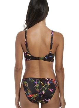 Figi kąpielowe Fantasie PALAWAN FS6615BLK Mid Rise Wrap Side Brief Black