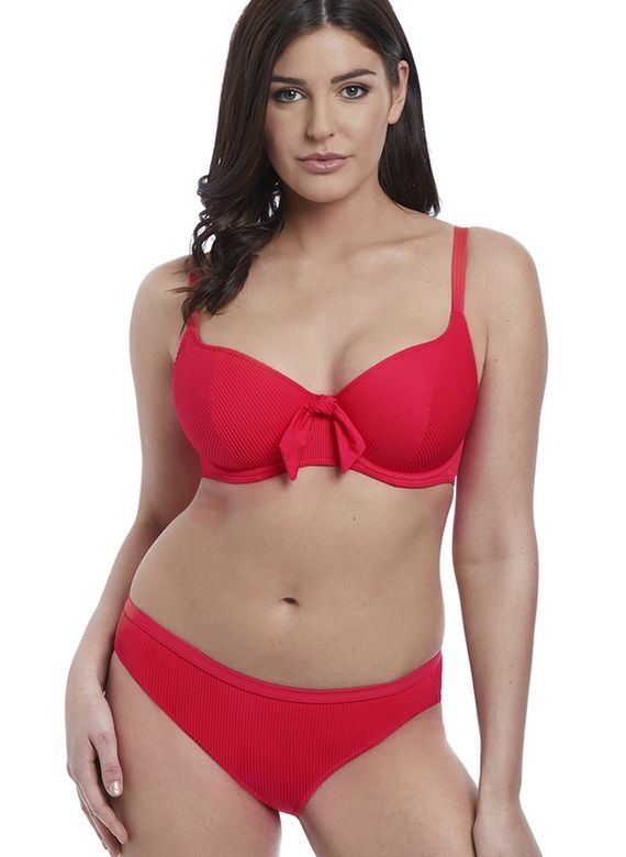 Biustonosz kąpielowy Freya NOUVEAU AS6700RED Uw Sweetheart Padded Bikini Red