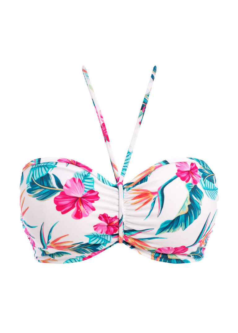 Biustonosz kąpielowy Freya Swim PALM PARADISE AS205010WHE Uw Bandeau Bikini Top White