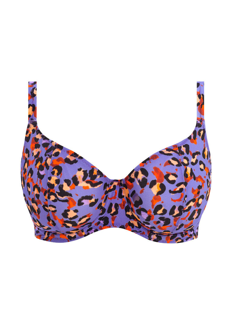 Biustonosz kąpielowy Freya Swim SANTIAGO NIGHTS AS205602LED Uw Plunge Bikini Top Leopard