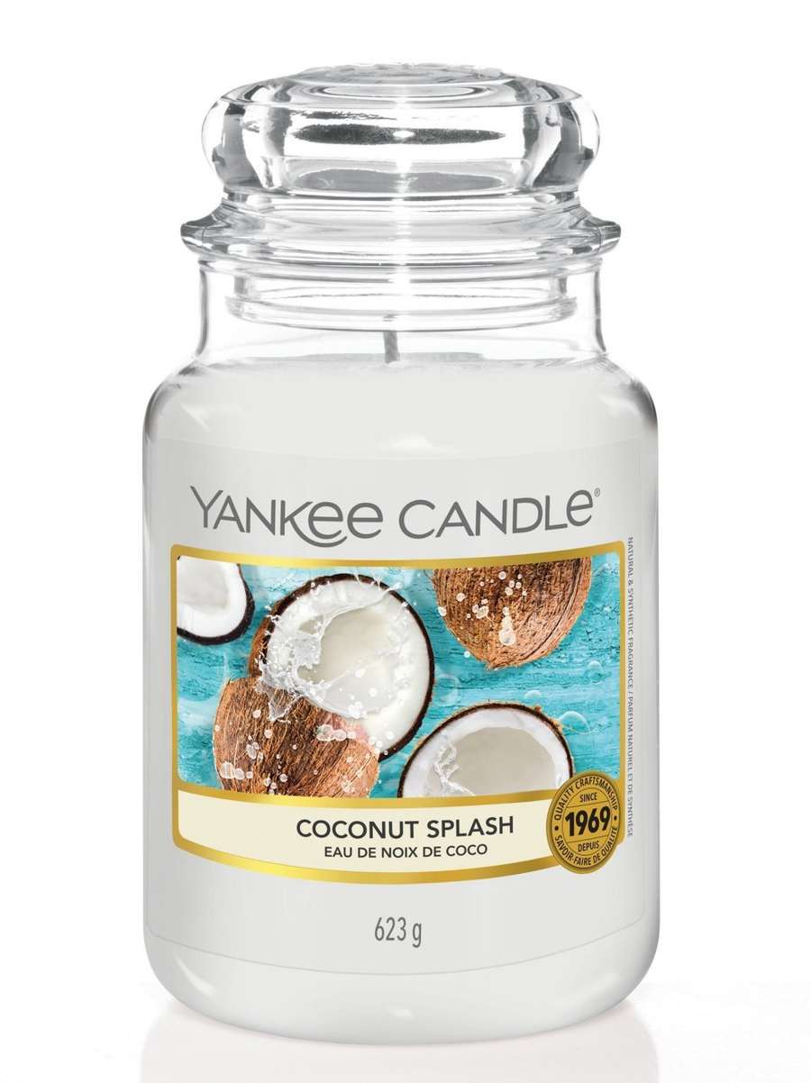 Duża świeca zapachowa Yankee Candle COCONUT SPLASH