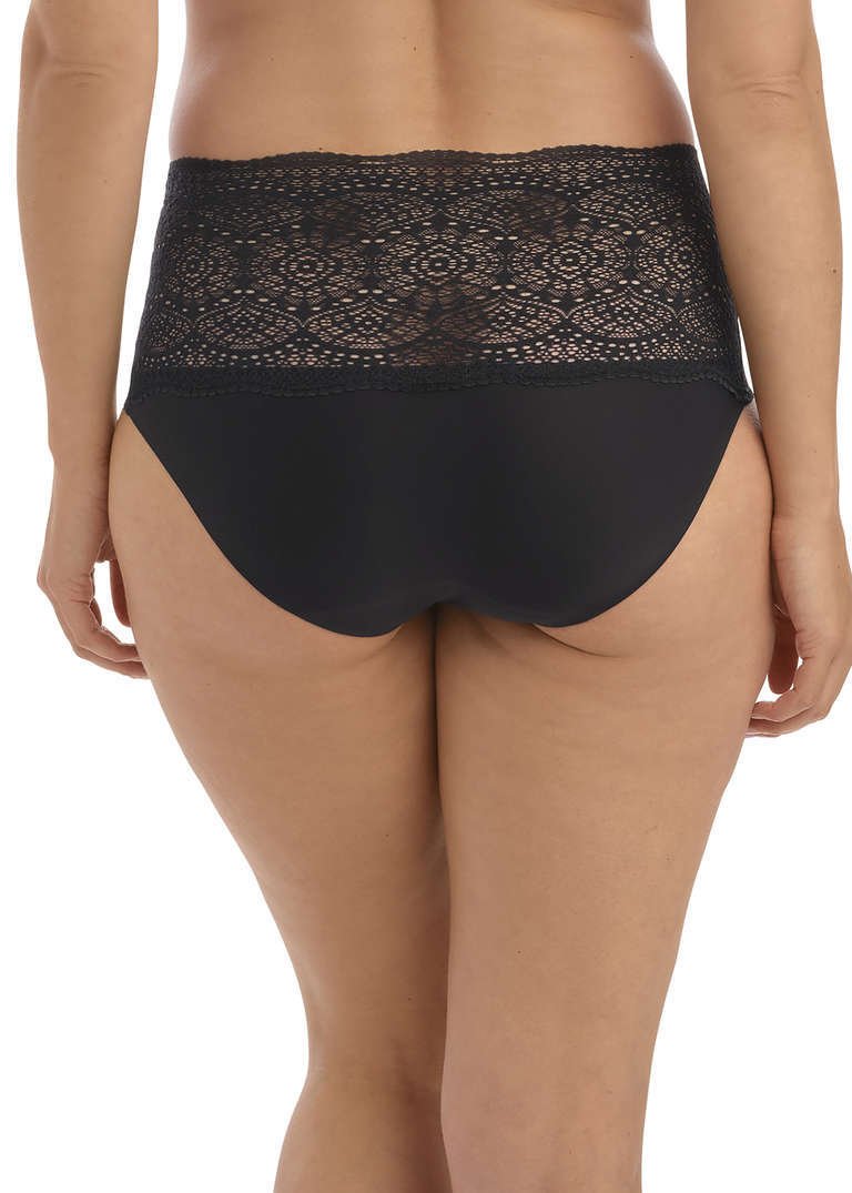 Figi Fantasie LACE EASE FL2330BLK Invisible Stretch Full Brief Black 