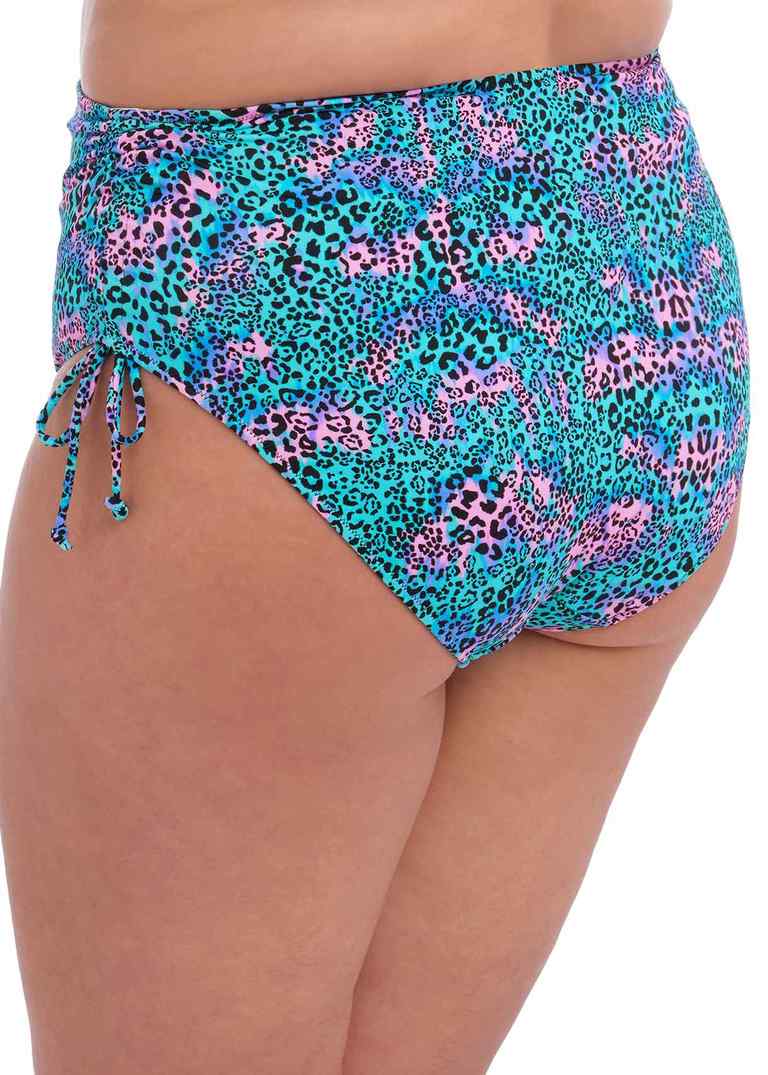 Figi kąpielowe Elomi Swim ELECTRIC SAVANNAH ES800773LED Adjustable Bikini Brief Leopard