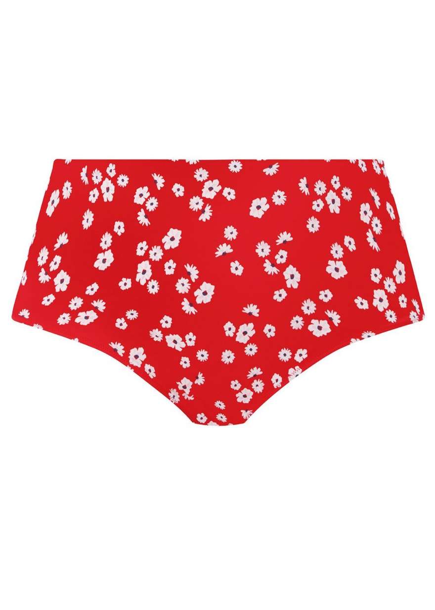 Figi kąpielowe Elomi Swim PLAIN SAILING ES7275RFL Bikini Brief Red Floral