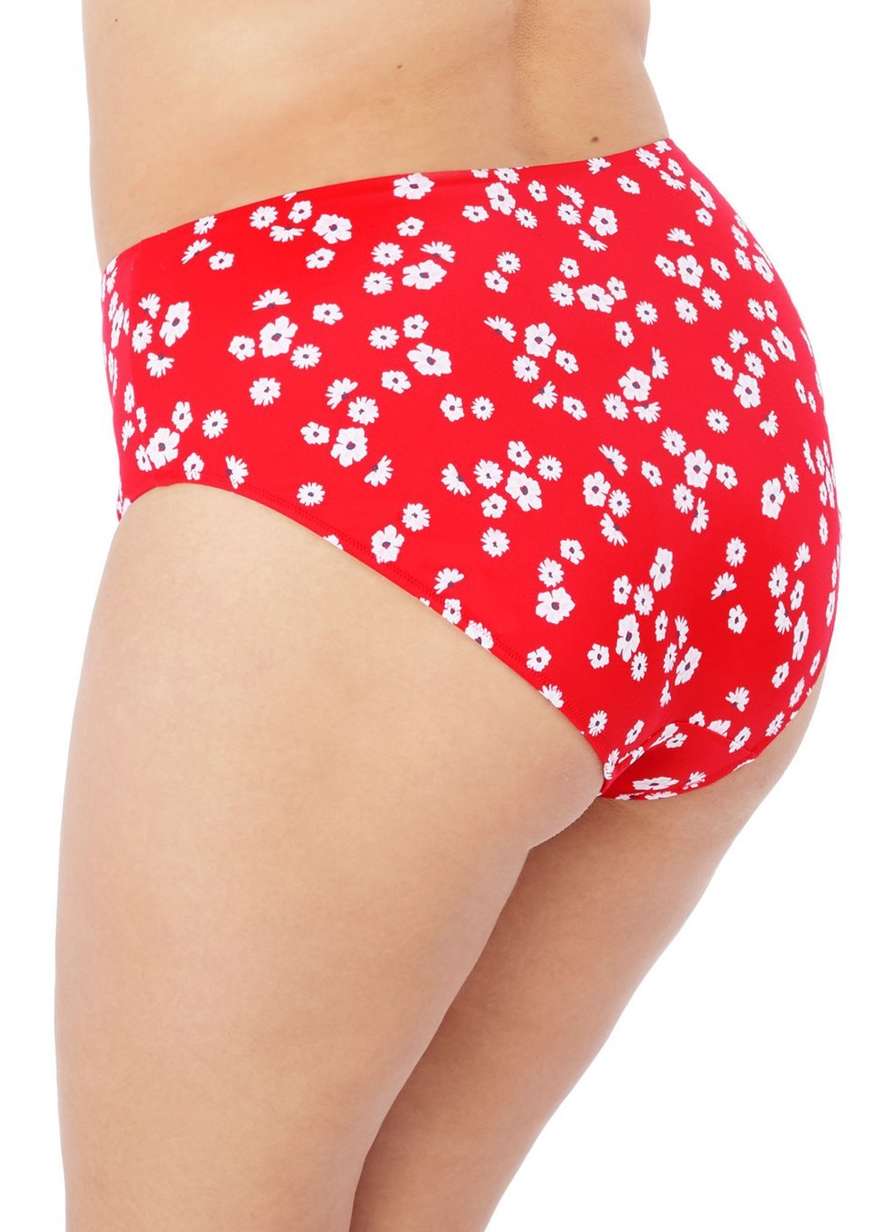 Figi kąpielowe Elomi Swim PLAIN SAILING ES7275RFL Bikini Brief Red Floral